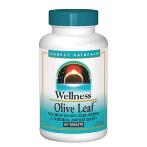 Source Naturals, Wellness Olive Leaf, 60 Tabs