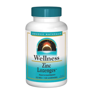 Source Naturals, Wellness Zinc Lozenges, 120 Tabs