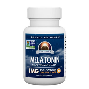 Source Naturals, Sleep Science Melatonin Orange, 1 Mg, 100 Tabs
