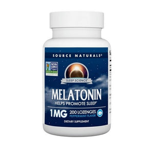 Source Naturals, Melatonin Peppermint, 5 Mg, 200 Lozenges