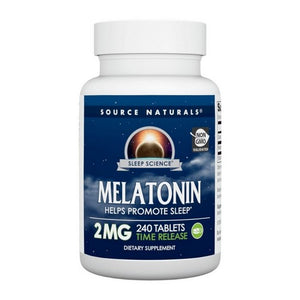 Source Naturals, Sleep Science Melatonin Timed Release, 2 Mg, 240 Tabs