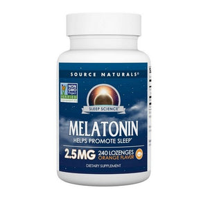 Source Naturals, Sleep Science Melatonin Orange, 2.5 Mg, 240 Lozenges