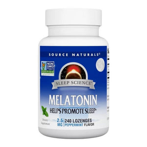 Source Naturals, Melatonin Peppermint, 5 Mg, Sublingual Peppermint 240 Tabs