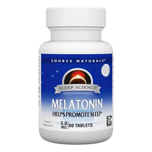Source Naturals, Sleep Science Melatonin, 3 Mg, 60 Tabs