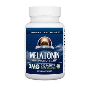 Source Naturals, Timed Release Melatonin, 3 Mg, 240 Tabs