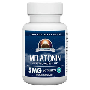 Source Naturals, Sleep Science Melatonin, 5 Mg, 60 Tabs