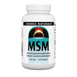 Source Naturals, MSM (Methylsulfonylmethane) with Vitamin C, 750 mg, 120 Tabs