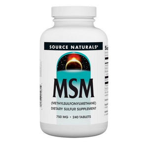 Source Naturals, MSM (Methylsulfonylmethane) with Vitamin C, 750 mg, 240 Tabs