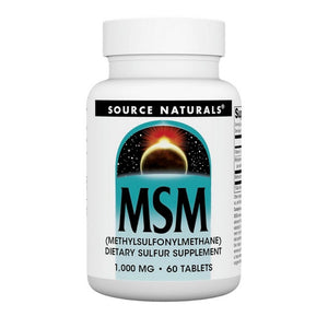 Source Naturals, MSM, 1000 MG, 60 Tabs