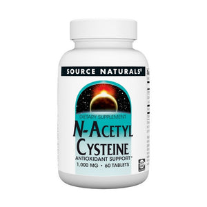Source Naturals, N-Acetyl Cysteine, 1000 MG, 60 Tabs
