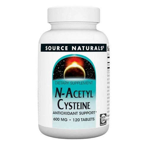 Source Naturals, N-Acetyl Cysteine, 600 MG, 120 Tabs