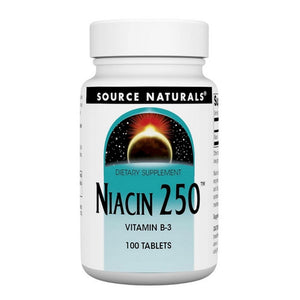 Source Naturals, Niacin, 250 mg, Timed Release, 100 Tabs