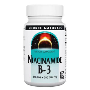 Source Naturals, Niacinamide B-3, 100 mg, 250 Tabs