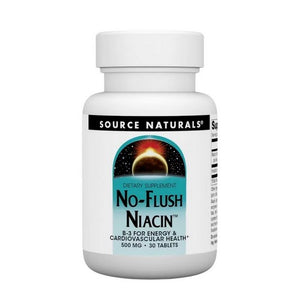 Source Naturals, No-Flush Niacin, 500 mg, 30 Tabs