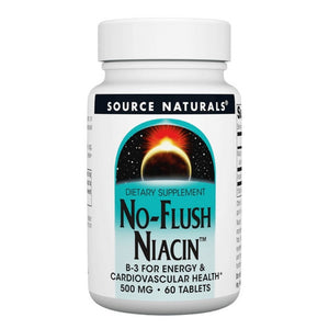 Source Naturals, No-Flush Niacin, 500 mg, 60 Tabs