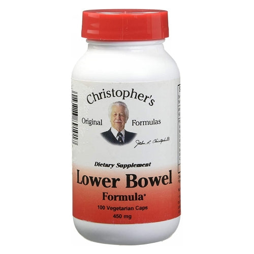 Dr. Christophers Formulas, Original Formulas Lower Bowel Formula, 100 Vegicaps