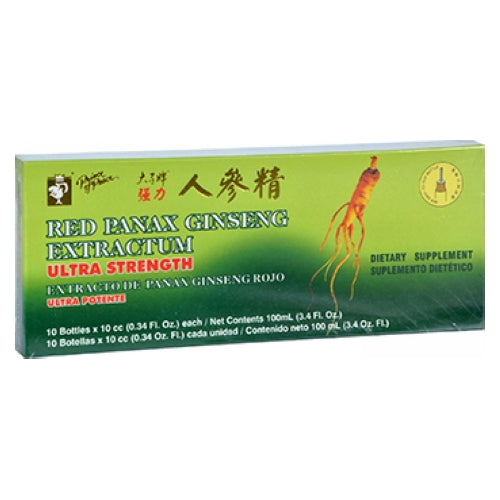 Prince Of Peace, Red Panax Ginseng Extractum Ultra Strength, 10 Count (3.4 Oz)