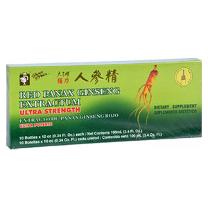 Prince Of Peace, Red Panax Ginseng Extractum Ultra Strength, 10 Count (3.4 Oz)
