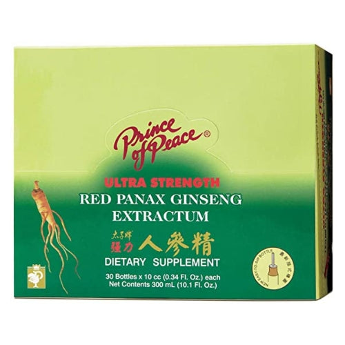 Prince Of Peace, Red Panax Ginseng Extractum Ultra Strength, 30 Bottles