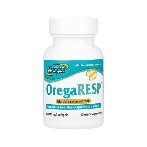 North American Herb & Spice, Oregaresp, P73, 60 Gels