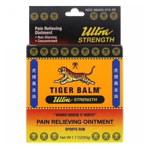 Tiger Balm, Pain Relieving Ointment Ultra Strength, 1.7 Oz