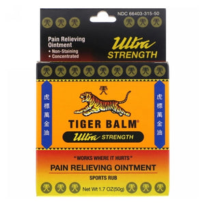 Tiger Balm, Pain Relieving Ointment Ultra Strength, 1.7 Oz