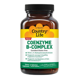 Country Life, Coenzyme B-complex, 120 Veg Caps
