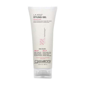 Giovanni Cosmetics, L.A. Natural Styling Gel Strong Hold, 6.8 Oz