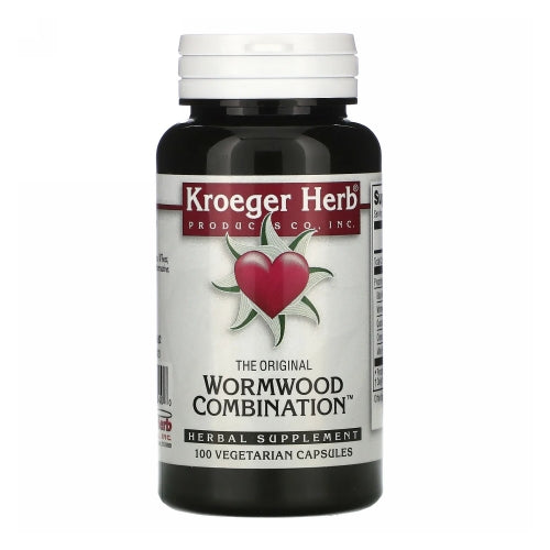 Kroeger Herb, Wormwood Combination Vegetarian, 100 Caps