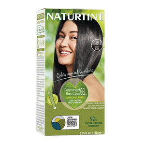 Naturtint, Permanent Hair Color 1N Ebony Black, 5.07 Oz