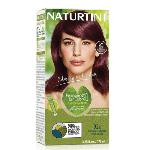 Naturtint, Permanent Hair Color 5M Light Mahogany Chestnut, 5.07 Oz