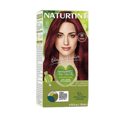 Naturtint, Permanent Hair Color 5R Fire Red, 5.07 Oz