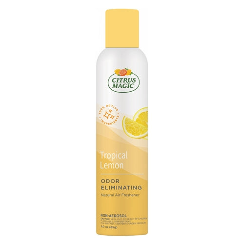Citrus Magic, Natural Odor Eliminating Air Freshener Spray Tropical Lemon, 3 Oz