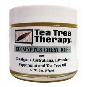 Tea Tree Therapy, Chest Rub Eucalyptus, 2OZ