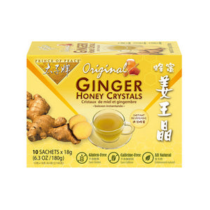 Prince Of Peace, Ginger Honey Crystals Original, 10 Sachets