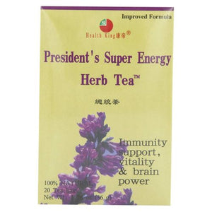 Health King, President's Super Energy Tea, 20bg