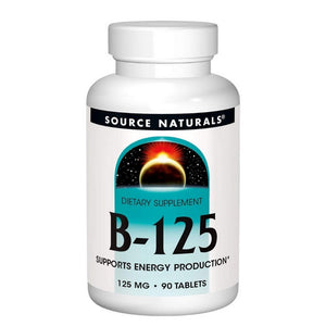 Source Naturals, B-125, 125 mg, 90 Tabs