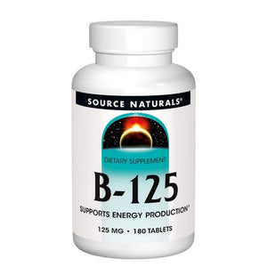 Source Naturals, B-125, 125 mg, 180 Tabs