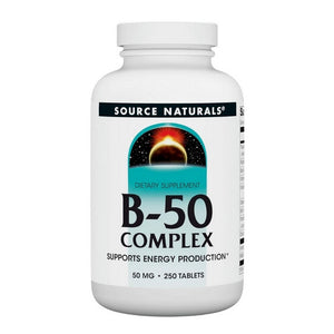 Source Naturals, B-50 Complex, 50 mg, 250 Tabs