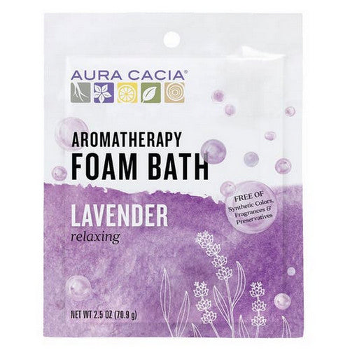 Aura Cacia, Foam Bath Relaxing Lavender, 2.5 Oz