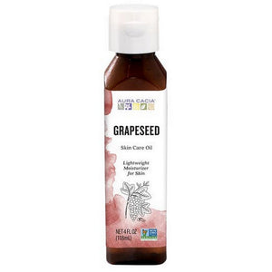 Aura Cacia, Natural Skin Care Oil Grapeseed, 4 Oz