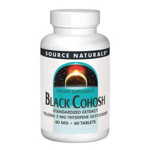 Source Naturals, Black Cohosh, Extract 60 Tabs