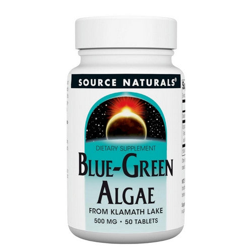 Source Naturals, Blue-Green Algae, 500 MG, 50 Tabs