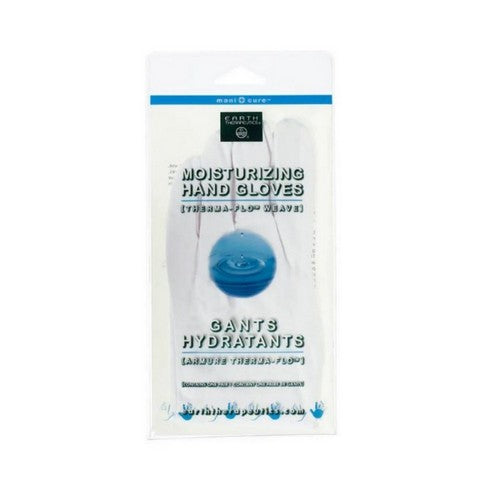 Earth Therapeutics, Moisturizing Hand Gloves, White, Pair