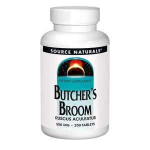 Source Naturals, Butcher's Broom, 500 MG, 250 Tabs