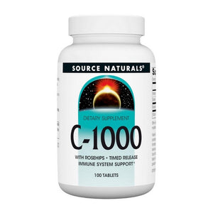 Source Naturals, C-1000, 1000 mg, 100 Tabs