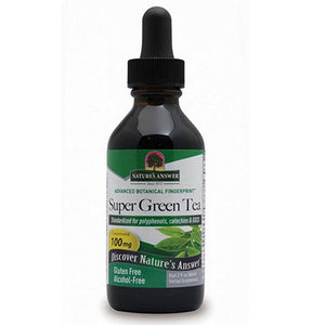 Nature's Answer, Super Green Tea Alcohol-Free, 100 Mg, 2 Oz