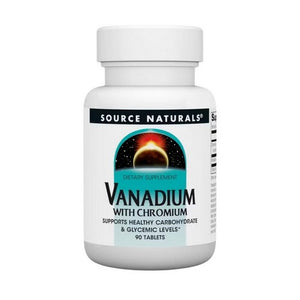 Source Naturals, Vanadium With Chromium, 90 Tabs