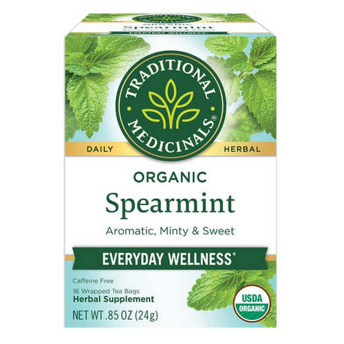 Traditional Medicinals, Organic Spearmint, 16 Bags