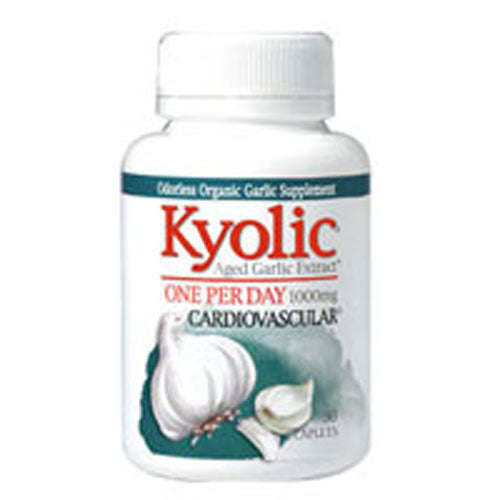Kyolic, Aged Garlic Extract Cardiovascular Health One Per Day Formula 250, 1000 Mg, 60 Vegan Caplets
